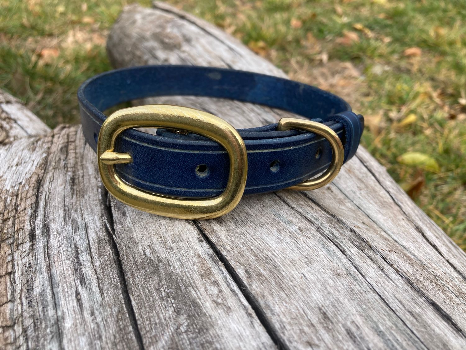 Classic Leather Collar – Personalized with Your Dog's Name