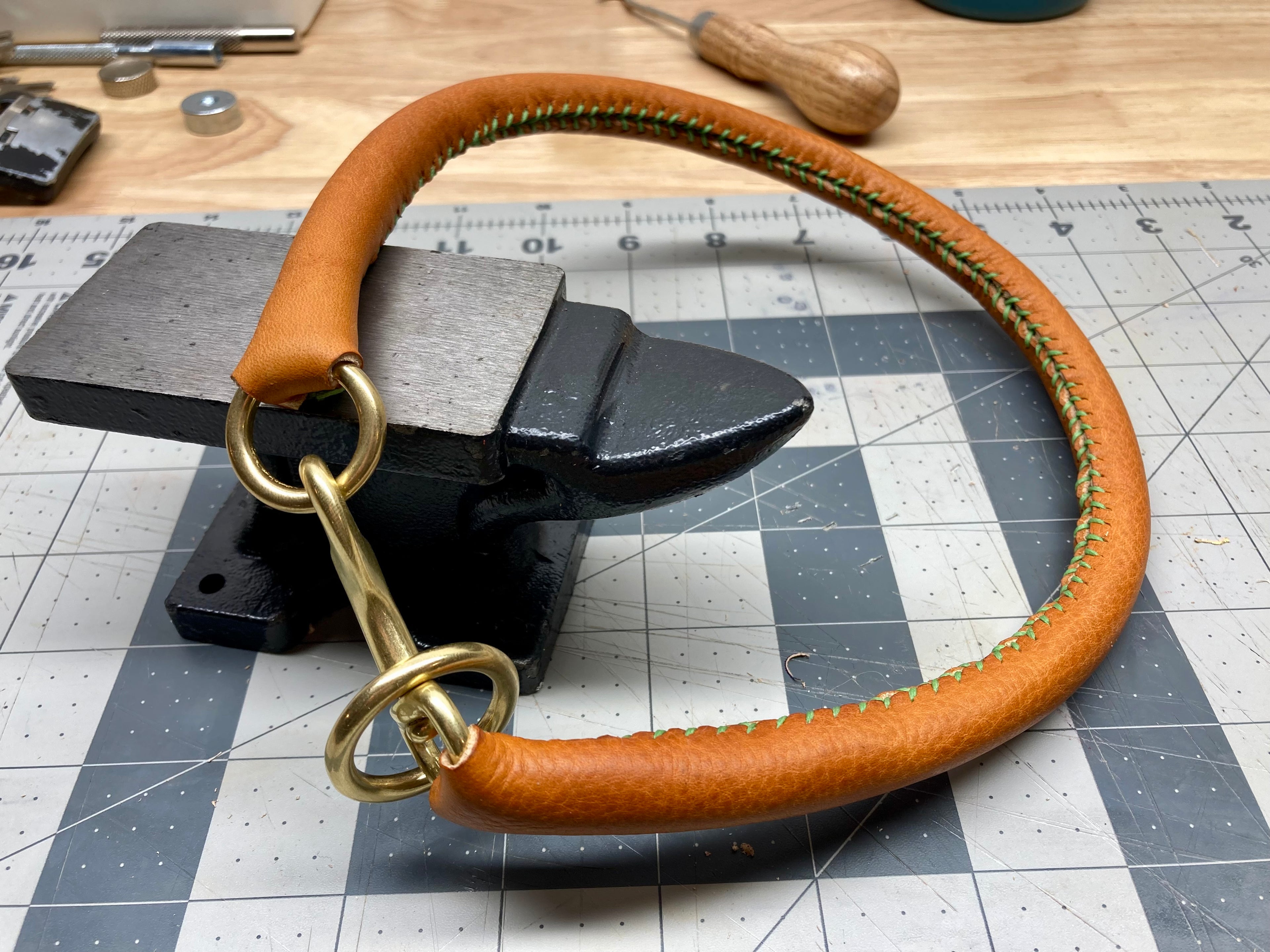 Rolled Leather Collar / Slip Collar