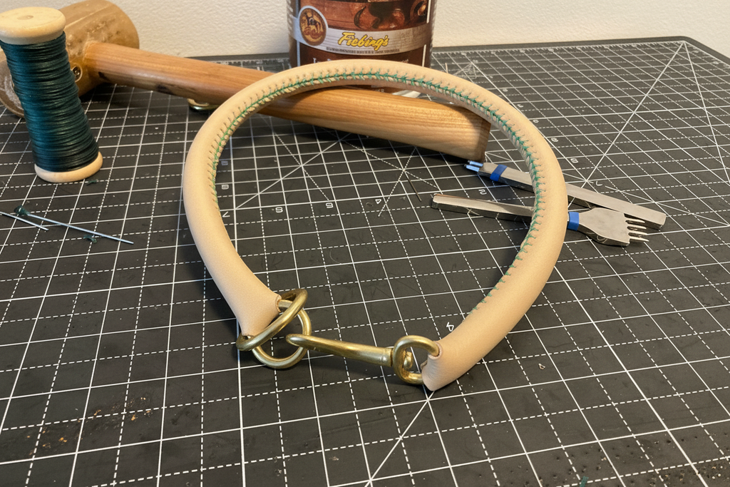 Rolled Leather Collar / Slip Collar