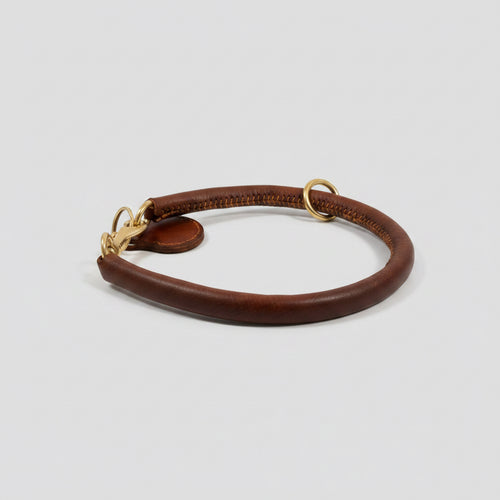 Rolled Leather Collar / Slip Collar
