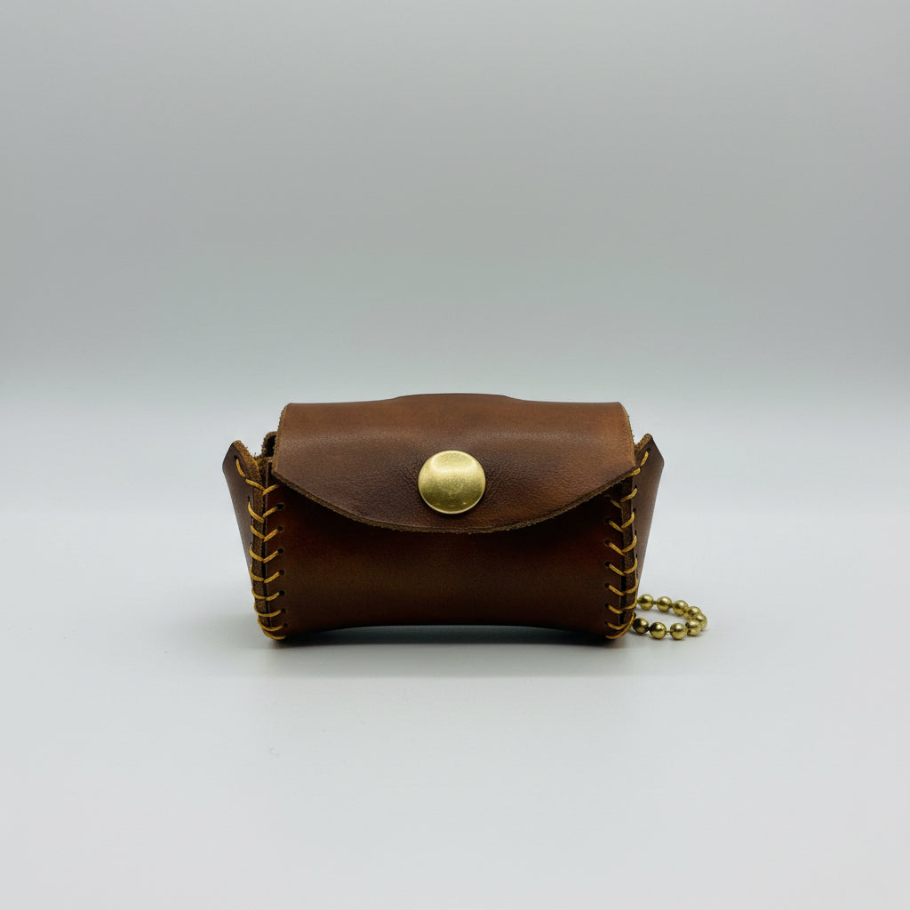 Poop bag dispenser, Walnut